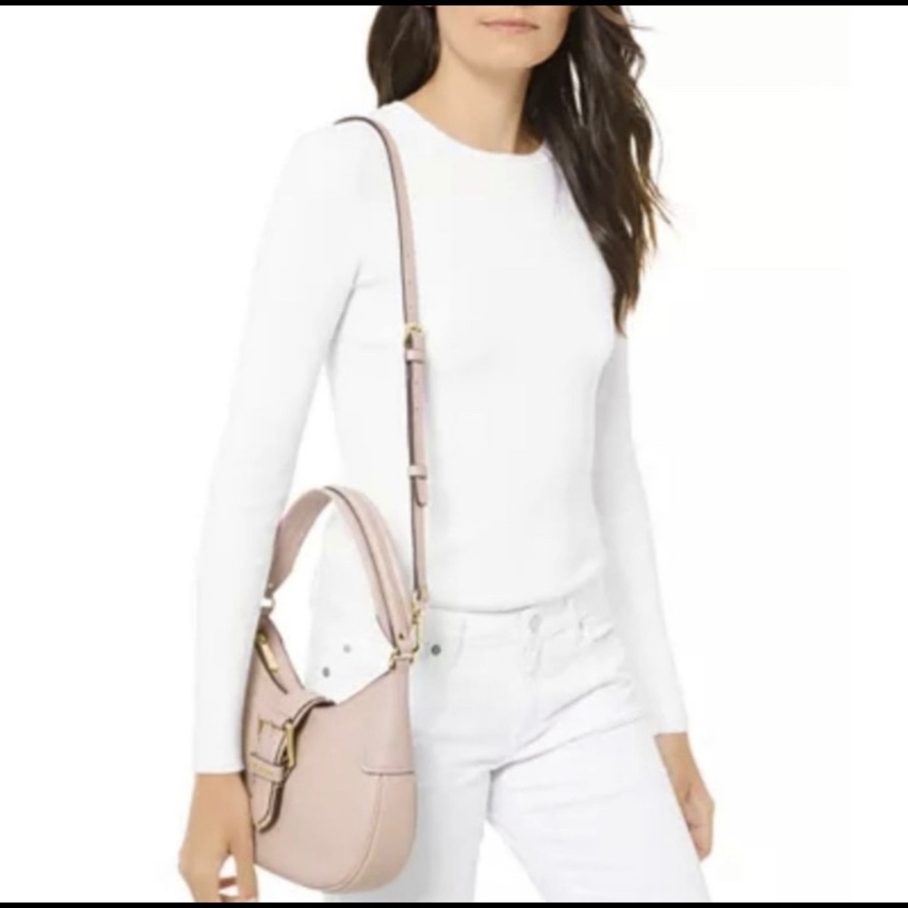 BRAND NEW Michael Kors Lillian Pink and Gold Purse